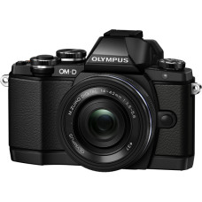 Цифровая системная фотокамера OLYMPUS E-M10 KIT (14-42 PANCAKE ZOOM) Black/Black